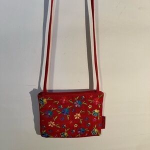 Cute, handmade floral pattern, vintage bag